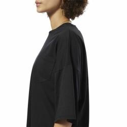 Camiseta de Manga Larga Mujer Reebok Negro