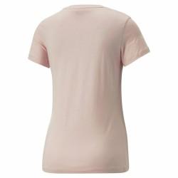 Camiseta de Manga Corta Mujer Puma Rosa claro