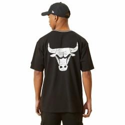 Camiseta de Manga Corta Hombre New Era Chicago Bulls Negro