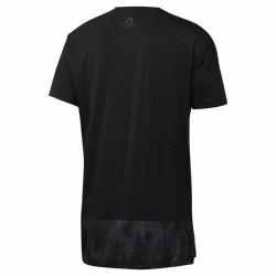 Camiseta de Manga Corta Hombre Reebok Negro