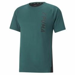 Camiseta de Manga Corta Hombre Puma Verde oscuro Hombre