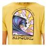 Camiseta de Manga Corta Hombre Rip Curl Amarillo Hombre