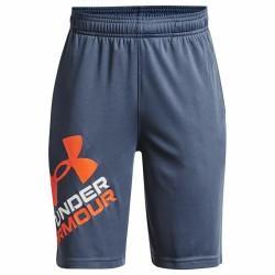 Pantalones Cortos Deportivos para Niños Under Armour Prototype 2.0 Logo Azul