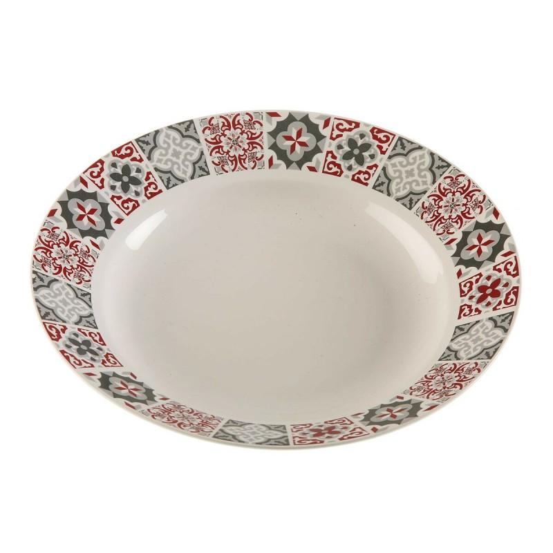 Plato Hondo Versa Granate Porcelana