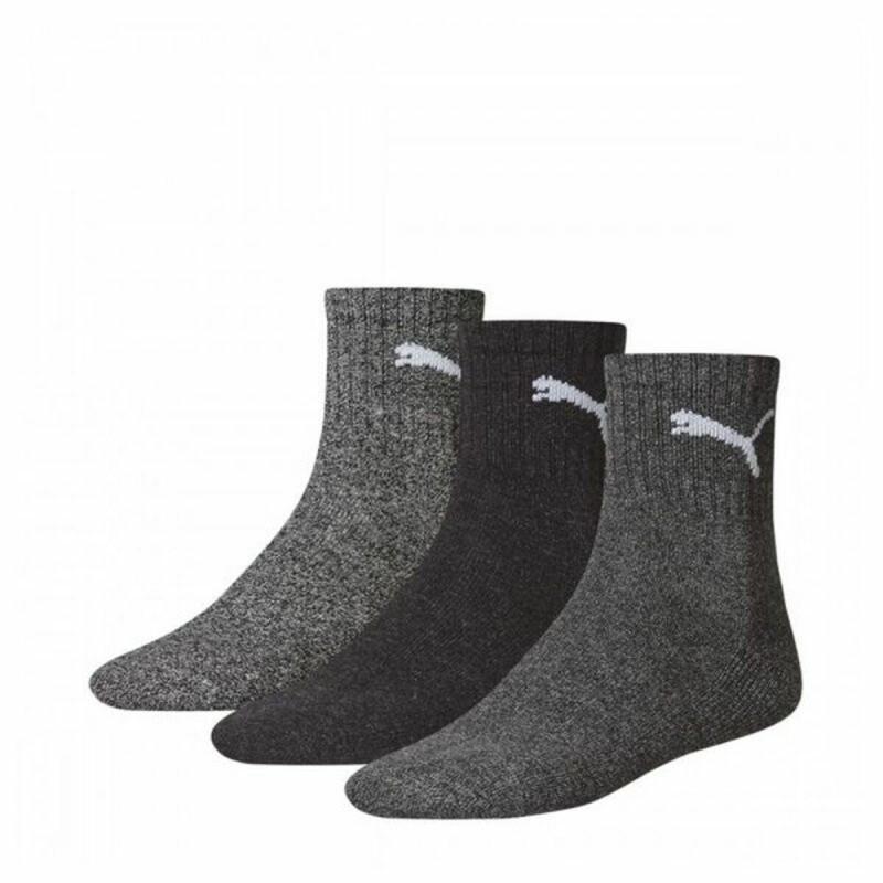 Calcetines Deportivos Puma SHORT CREW (3 Pares) Gris