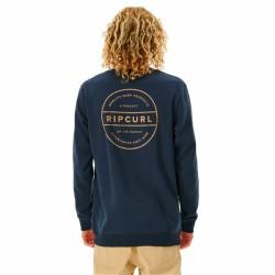 Sudadera sin Capucha Hombre Rip Curl Re Entry Crew Azul marino