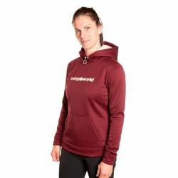 Sudadera con Capucha Mujer Trangoworld Granate