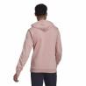 Sudadera con Capucha Hombre Adidas Essentials Wonder Mauve 3 Stripes Rosa