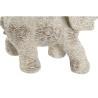 Figura Decorativa DKD Home Decor 22,7 x 11 x 20,8 cm Elefante Beige Dorado Colonial (2 Unidades)