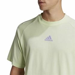 Camiseta de Manga Corta Hombre Adidas Essentials Brandlove Amarillo