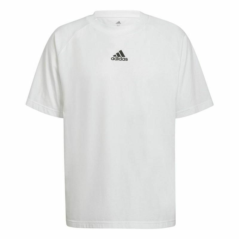 Camiseta de Manga Corta Hombre Adidas Essentials Brandlove Blanco