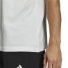 Camiseta de Manga Corta Hombre Adidas Essentials Brandlove Blanco