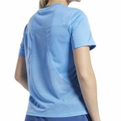 Camiseta de Manga Corta Mujer Reebok Speedwick Azul claro