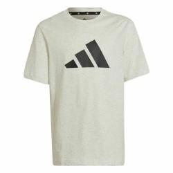 Camiseta de Manga Corta Infantil Adidas Future Icons Gris