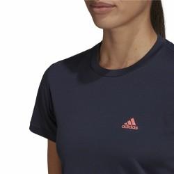 Camiseta de Manga Corta Mujer Adidas Aeroready Designed 2 Move Negro Azul