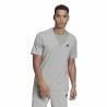 Camiseta de Manga Corta Hombre Adidas Essentials Feelcomfy Gris