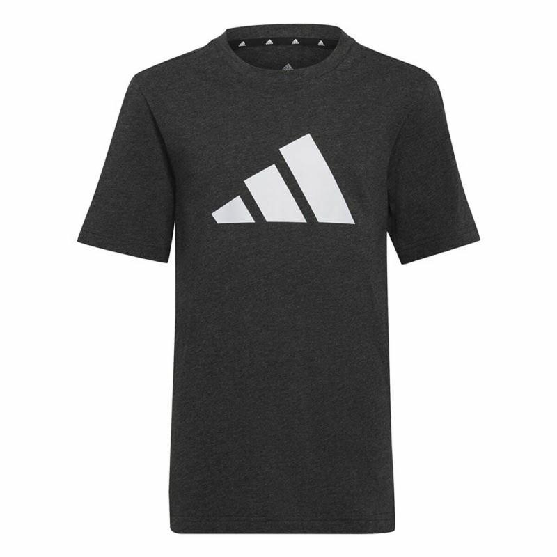 Camiseta de Manga Corta Infantil Adidas Future Icons Negro