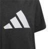 Camiseta de Manga Corta Infantil Adidas Future Icons Negro