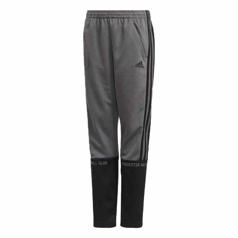 Pantalón Deportivo Infantil Adidas Manchester United Gris