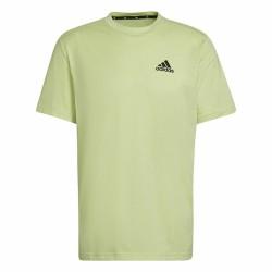 Camiseta de Manga Corta Hombre Adidas Aeroready Designed 2 Move Verde