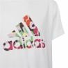 Camiseta de Manga Corta Infantil Adidas x Marimekko Blanco