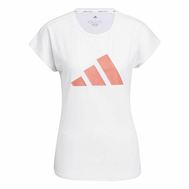 Camiseta de Manga Corta Mujer Adidas Training 3B Blanco