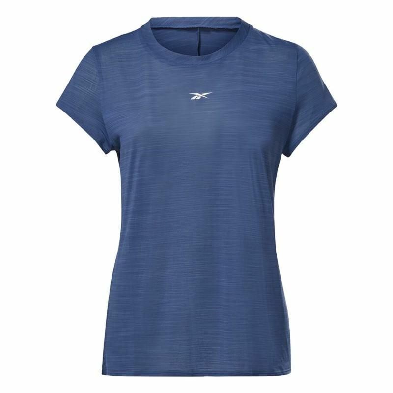 Camiseta de Manga Corta Mujer Reebok Workout Ready Azul oscuro