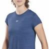 Camiseta de Manga Corta Mujer Reebok Workout Ready Azul oscuro