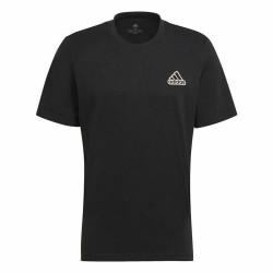 Camiseta de Manga Corta Hombre Adidas Essentials Feel Comfy Negro