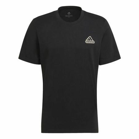 Camiseta de Manga Corta Hombre Adidas Essentials Feel Comfy Negro