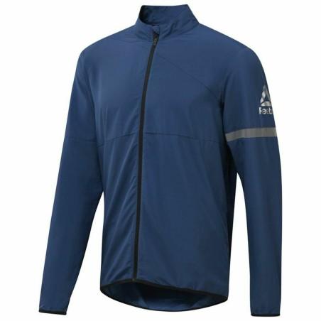 Chaqueta Deportiva para Hombre Reebok Run Woven Azul oscuro