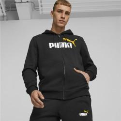 Sudadera con Capucha Hombre Puma Essentials Two Tone Negro