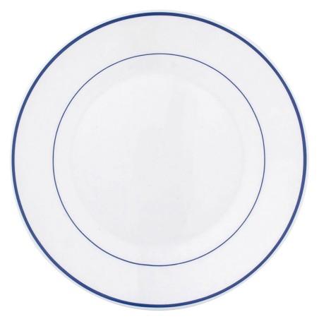 Set de Platos Arcoroc Rest. F/azul Postre Bicolor Vidrio 19,5 cm