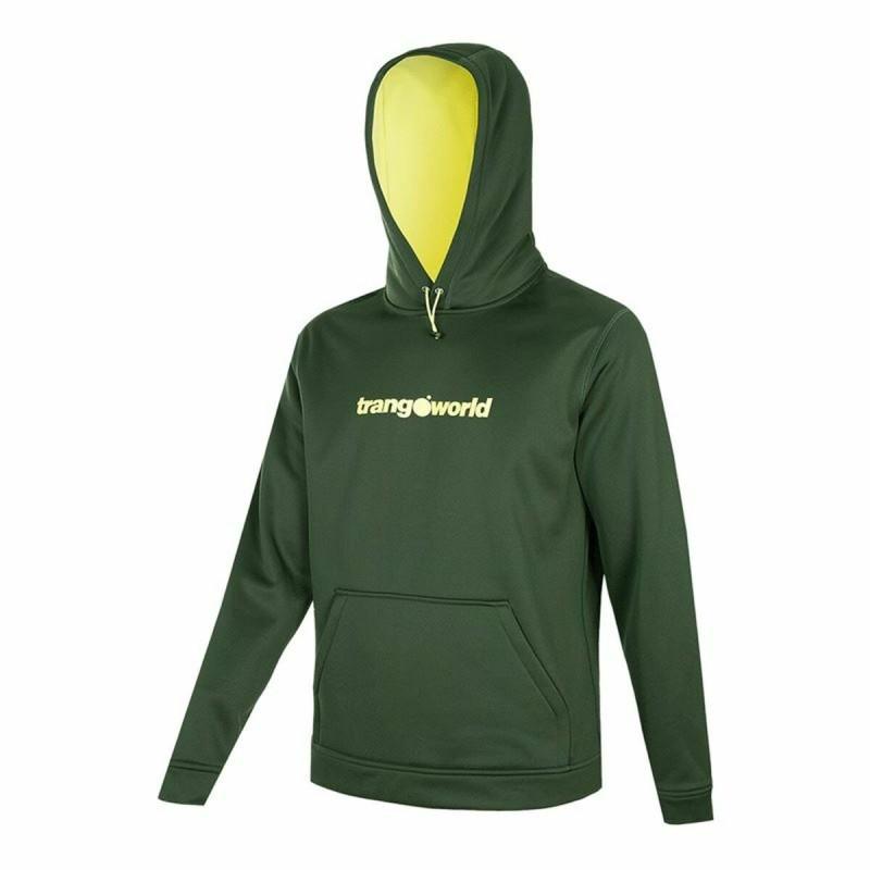 Sudadera con Capucha Hombre Trangoworld Login Verde