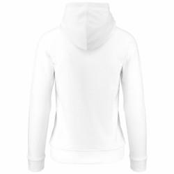 Sudadera con Capucha Mujer Kappa Blanco