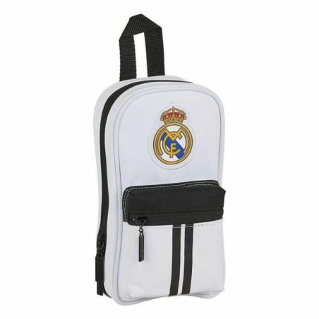 Plumier Mochila Real Madrid C.F. M847 Blanco Negro 12 x 23 x 5 cm