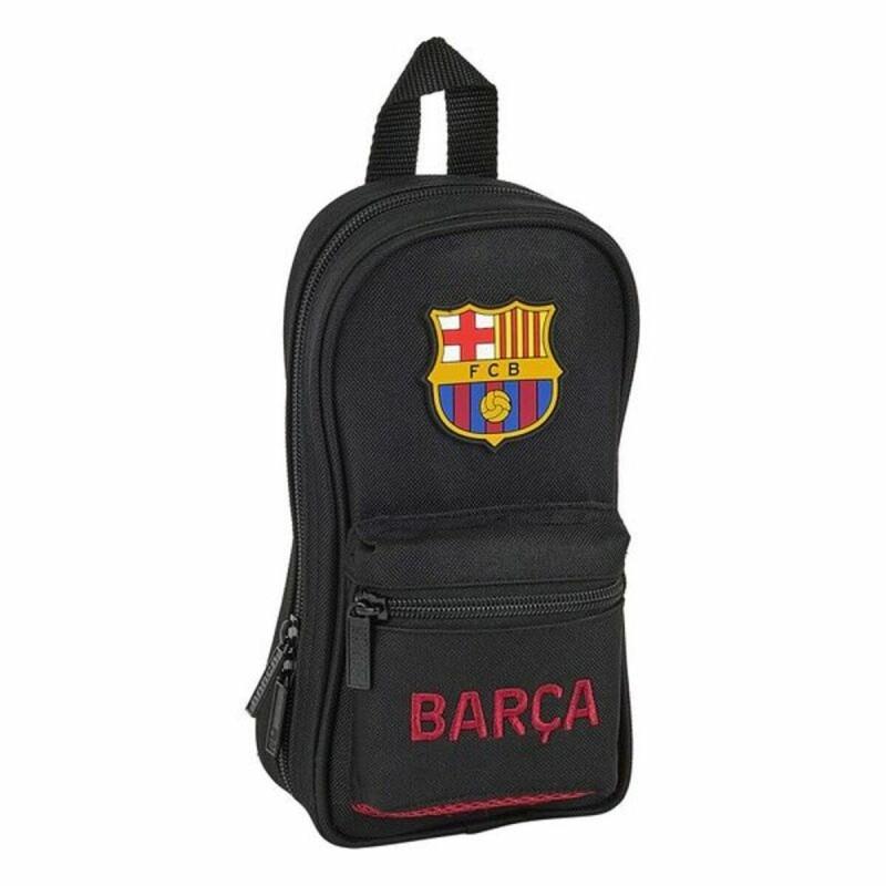 Plumier Mochila F.C. Barcelona Negro 12 x 23 x 5 cm