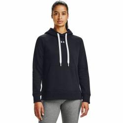 Sudadera con Capucha Mujer Under Armour Rival Fleece Azul marino