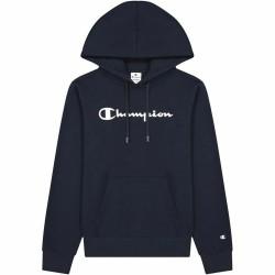 Sudadera con Capucha Mujer Champion Navy Azul marino