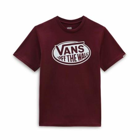 Camiseta de Manga Corta Niño Vans Classic OTW Rojo Oscuro