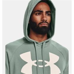 Sudadera con Capucha Hombre Under Armour Rival Big Logo Verde