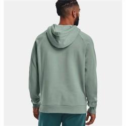 Sudadera con Capucha Hombre Under Armour Rival Big Logo Verde