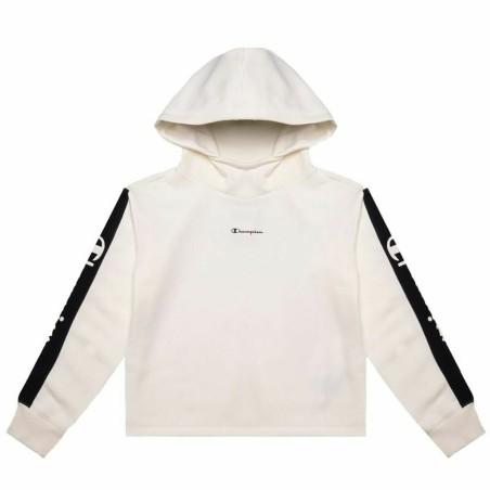 Sudadera con Capucha Niño Champion Blanco