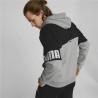 Sudadera con Capucha Hombre Puma Power Colorblock Gris