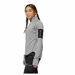 Sudadera sin Capucha Mujer New Balance Impact Run AT Gris