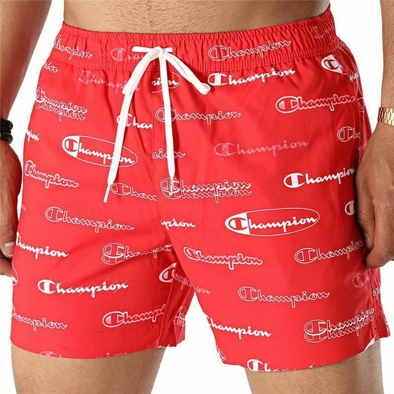 Bañador Hombre Champion Beachshort Rojo