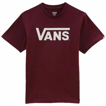 Camiseta de Manga Corta Niño Vans Classic Granate