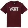 Camiseta de Manga Corta Niño Vans Classic Granate