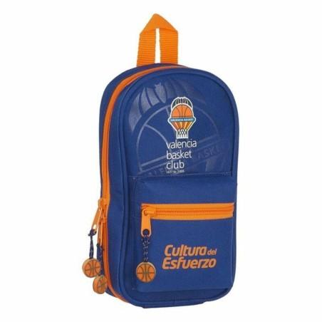 Plumier Mochila Valencia Basket M747 Azul Naranja 12 x 23 x 5 cm (33 Piezas)