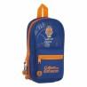 Plumier Mochila Valencia Basket M747 Azul Naranja 12 x 23 x 5 cm (33 Piezas)